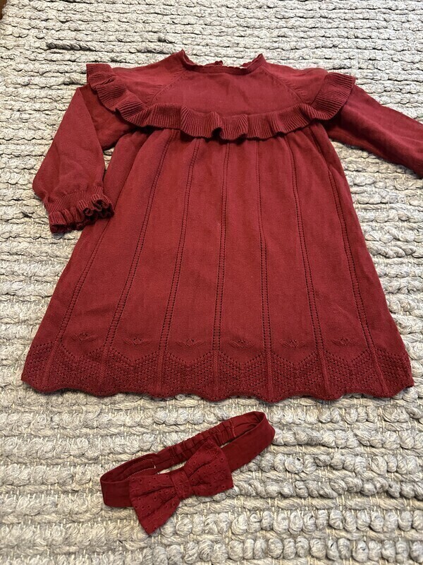 Elbląg Sukieneczka Newbie r.98 używana + opaska.