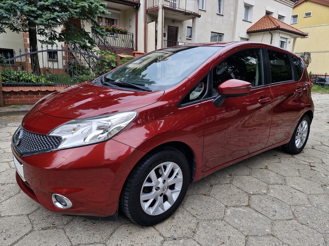 Elbląg Nissan Note1.2 Benzyna2014Klimatronik129 tys kmKupiony w Polskim Salonie