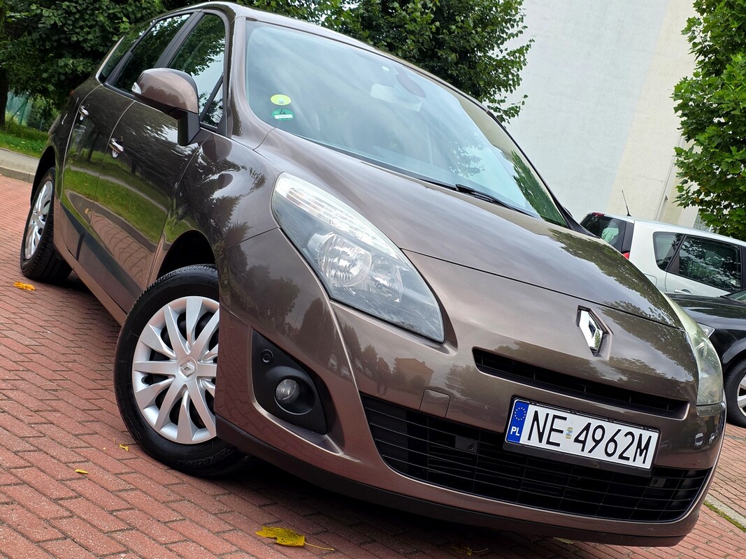 Elbląg Renault Grand Scenic1.6 16V 110KM -Klimatronic-Hak-Tempomat-grzane fotele -PEŁNA DOKUMENTACJA