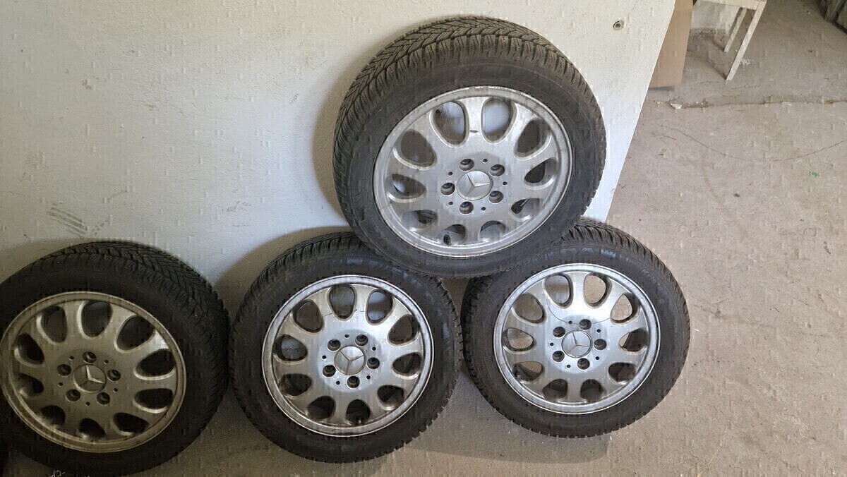 Elbląg NOWA CENA! Sprzedam koła alufelgi z oponami zimowymiRozmiar opon: 195/50 R 15