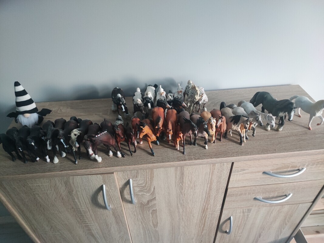 Elbląg Sprzedam kolekcje koni schleich 35 szt w całosci lub pojedynczo 15 zł sztuka