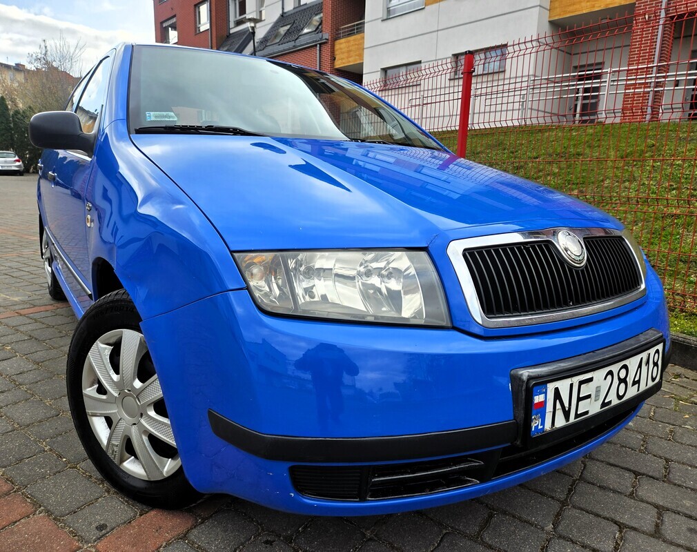 Elbląg Skoda Fabia 1.2Benzynka 65KM 2005Rok Bardzo Dobry Stan Salon Polska -Wspomaganie