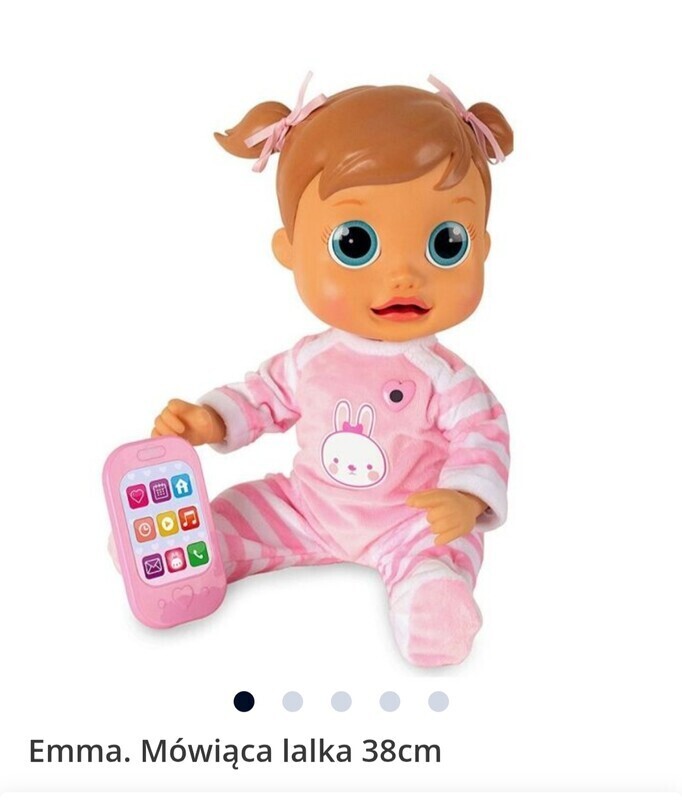 Elbląg Sprzedam lalkę Emma z jej telefonem.