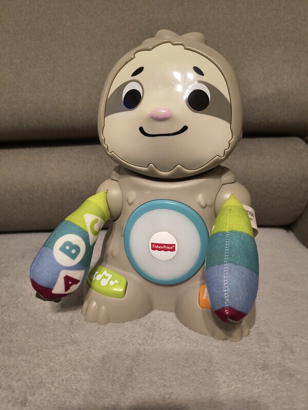 Elbląg Sprzedam interaktywnego leniwca Fisher Price. Stan bardzo dobry, jedyny minus to lekko przytarty nosek