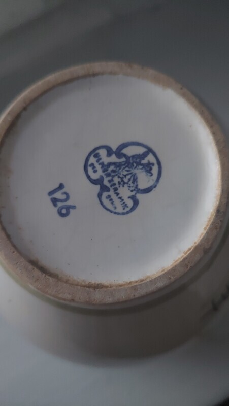 Elbląg Piękny pękaty wazonik sygnowany