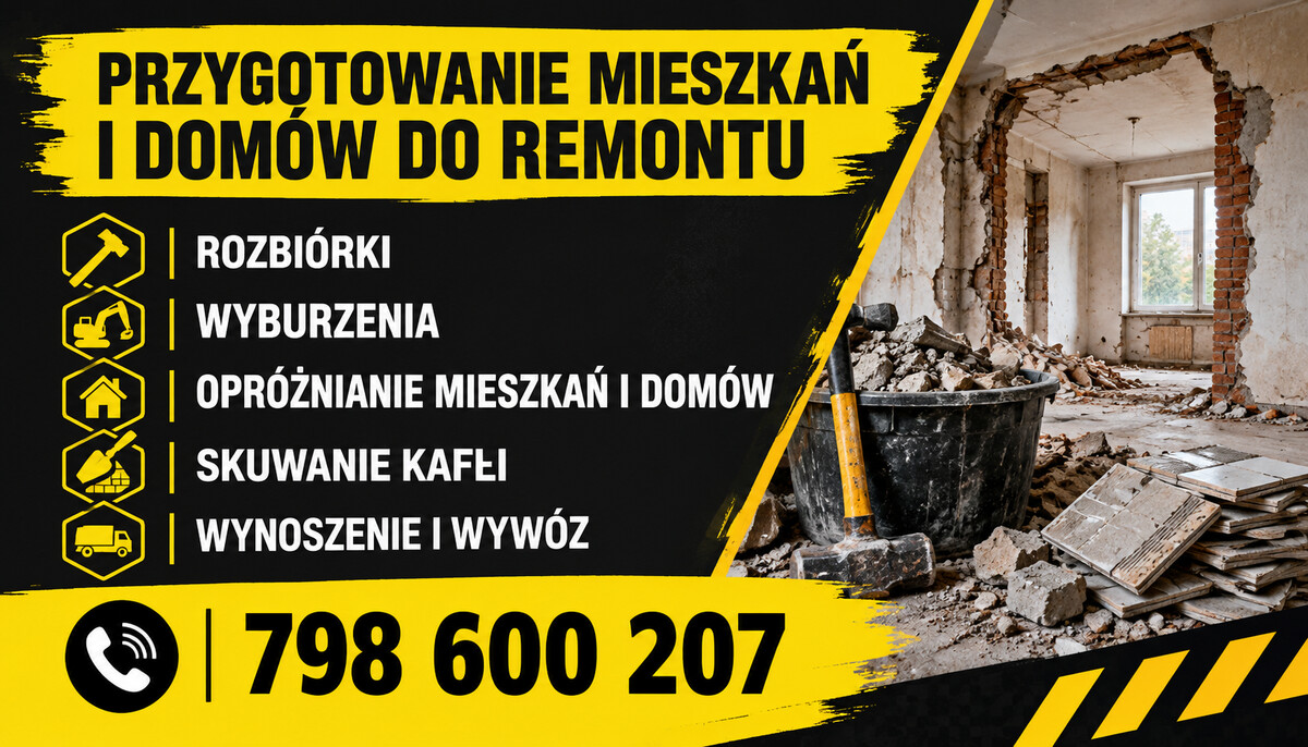 Elbląg Przygotowania Domów mieszkan pod Remont