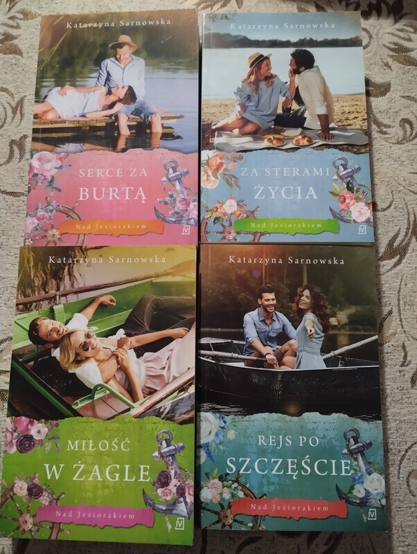 Elbląg Sprzedam serię Katarzyny Sarnowskiej Nad Jeziorakiem - są to cztery tomy ciekawej lektury. Polecam miłośnikom