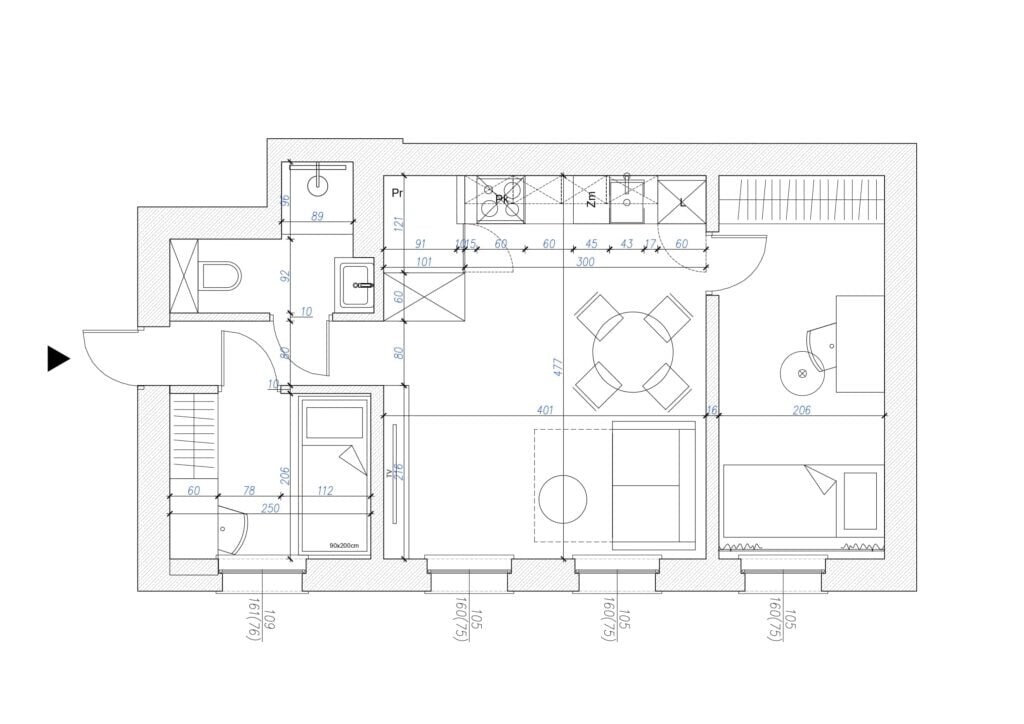 Elbląg 🏡 Nowoczesne mieszkanie po generalnym remoncie &ndash; Elbląg, ul. Ogrodowa3 pokojowe, +