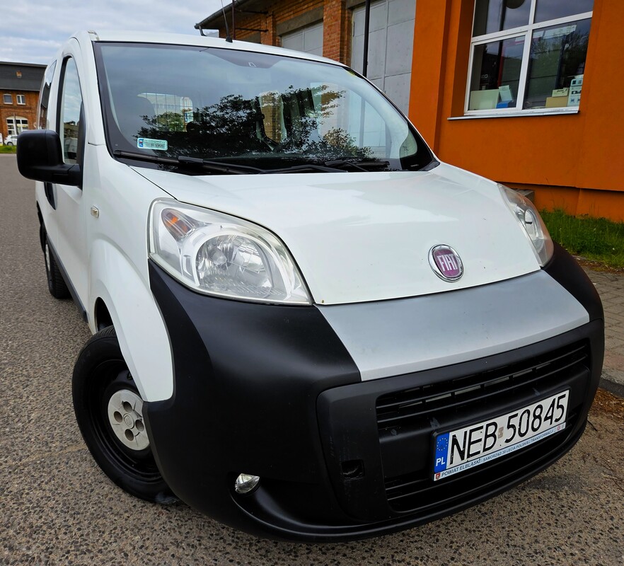 Elbląg Fiat Fiorino&nbsp; 2010Rok 1,3Diesel 75Km 5-Osobowy Niski Oryginalny Przebieg 156tyś-Wspomaganie Kierownicy