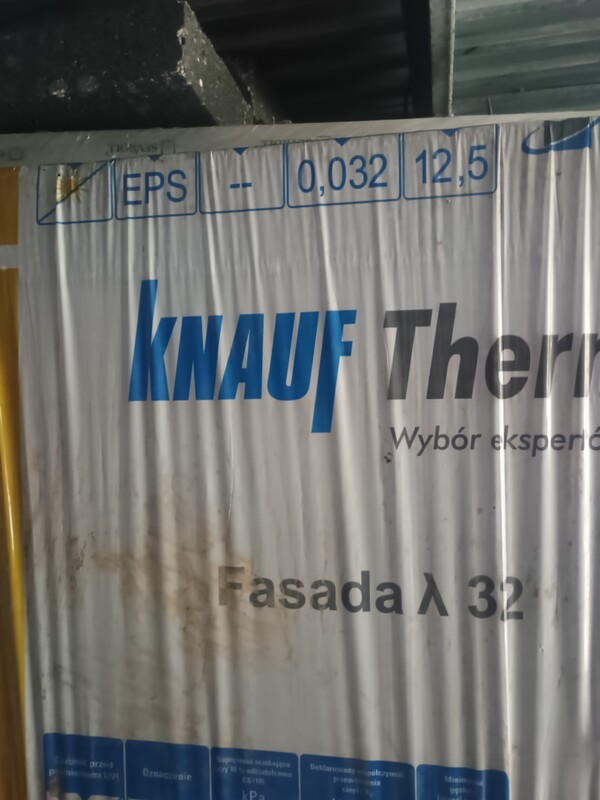 Elbląg Sprzedam styropian KNAUF EXPERT GRAFITOWY ELEWACJA EPS FASADA 032 10cm 3m2 PACZKA  Lambda: 0,032.Osiem paczek