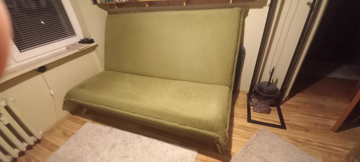 Elbląg Oddam wersalkę, wymiar po rozłożeniu 1,96x1,6