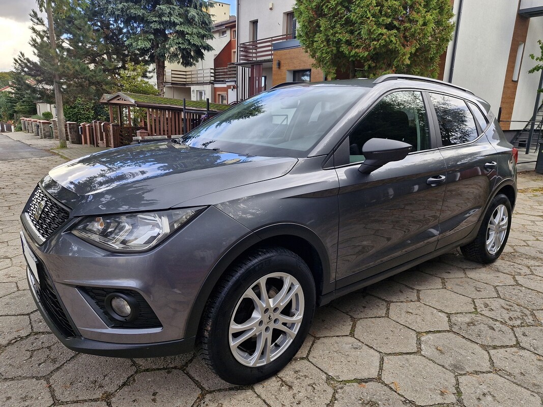 Elbląg Seat Arona1.0 BenzynaRok produkcji 2018KlimatyzacjaPodgrzewane foteleZarejestrowana w Polsce