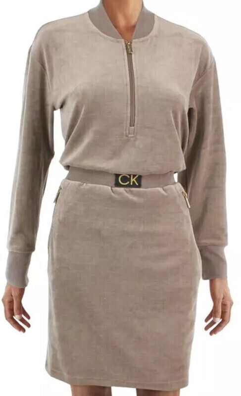 Elbląg Calvin Klein nowa sukienka S US S- nowa z metkami, przywieziona z USA
Kolor beżowy/ kawa z mlekiem. Skład