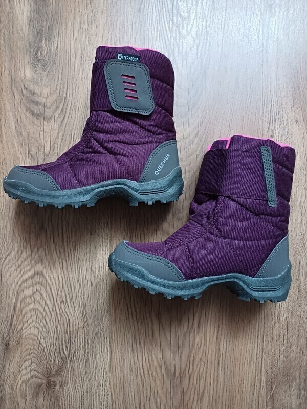 Elbląg Kozaki śniegowce Quechua rozmiar 29 długość wkładki ok 18 cm stan idealny