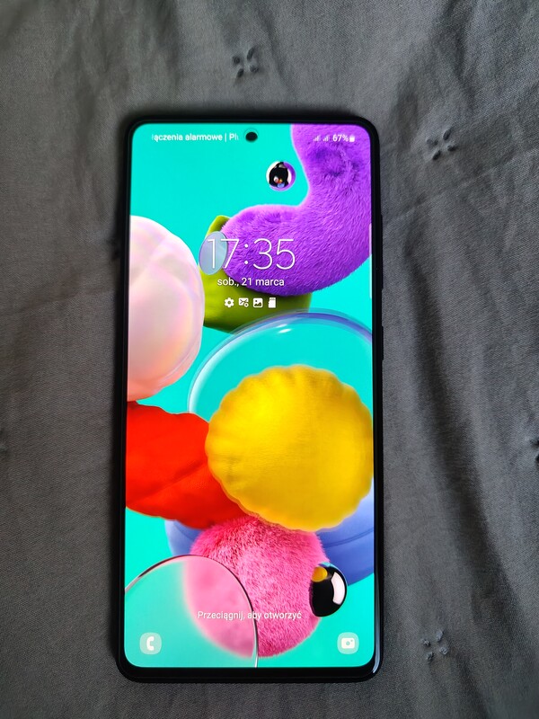 Elbląg Sprzedam 
Samsung Galaxy a51 
Telefon w pełni sprawny, brak jakichkolwiek blokad kont czy haseł. Ekran bez