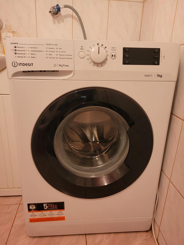 Elbląg Sprzedam używaną pralkę INDESIT