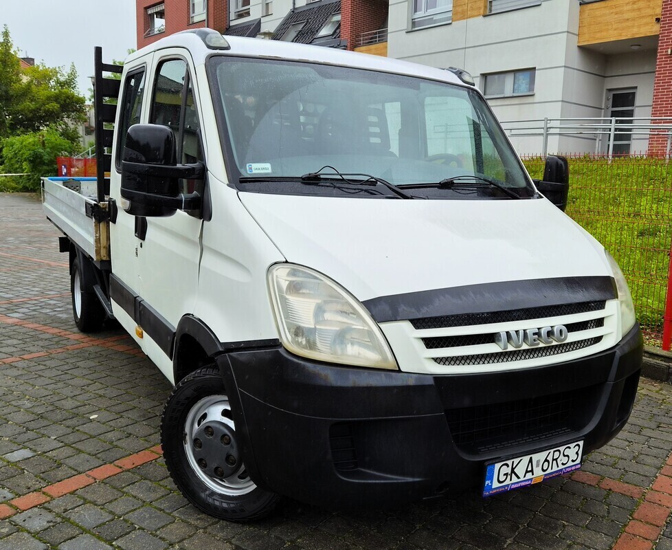 Elbląg IVECO Daily 2.3Diesel 115km 2008Rok 7-Osobowy Na Bliźniaku I Resorach Kat, B 3,5T-Wspomaganie Kierownicy Bardzo