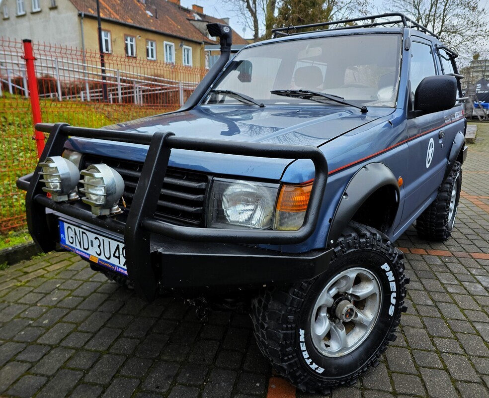 Elbląg Mitsubishi Pajero 2 4X4 OFF ROAD 2,5Diesel 100KM 1993Rok Doinwestowany Metalowe Zderzaki Hak