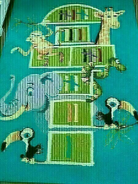 Elbląg Sprzedam dywan do pokoju dziecięcego firmy Agnella z serii Funky Top Tom Szmaragd o wymiarach 133x180 cm.