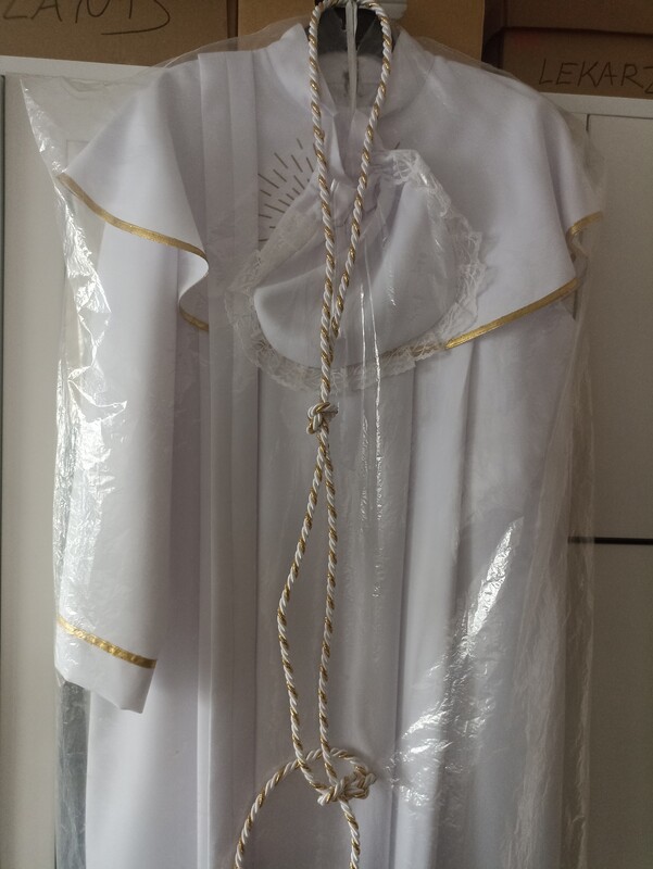 Elbląg Sprzedam albę z torebką dla dziewczynki ( po jednym dziecku)