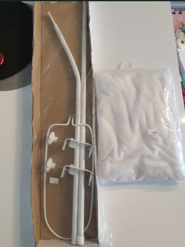 Elbląg Dzień dobry, mam do sprzedania nowy baldachim do łóżeczka. Od zakupu leżał nierozpakowany w szafie wraz z