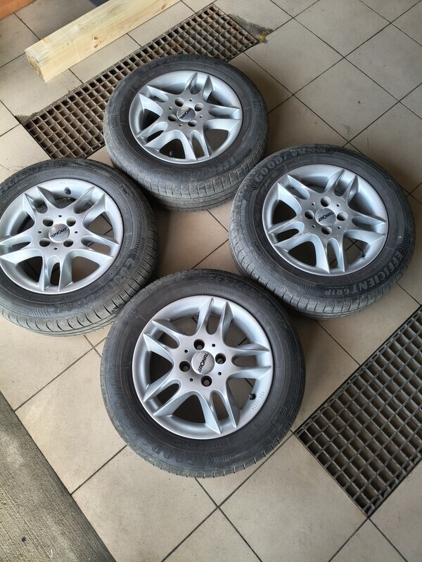 Elbląg 4 alufelgi 4x100 lato 6j14 et38 opony 6-7mm 185/65/14 stan ogólny db. ps. kupilem do Yarisa i są za szerokie