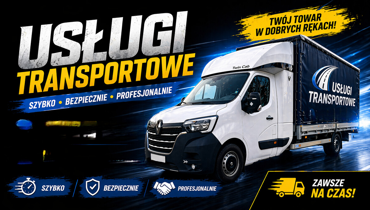 Elbląg 🚛 MASZ ŁADUNEK? MY GO DOSTARCZYMY! 🚛
🔥 TRANSPORT KRAJOWY I REGIONALNY 🔥
✔ Szybkie terminy
✔ Bezpieczny