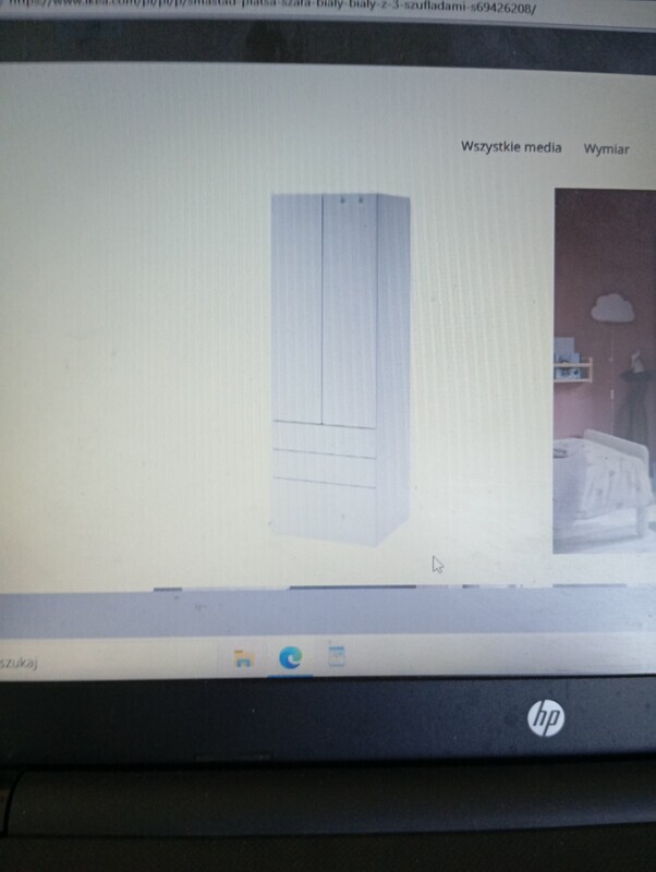 Elbląg Sprzedam SMÅ STAD / PLATSA
Szafa, biały, niebieski/z 3 szufladami, 60x42x181 cm