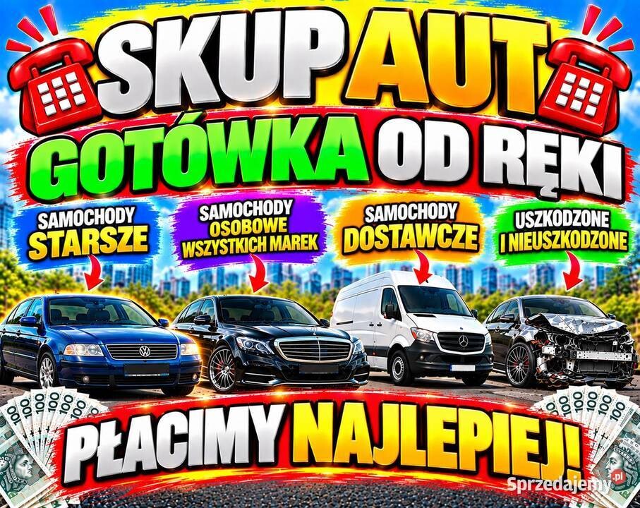 Elbląg Chcesz szybko i bezproblemowo sprzedać swój samochód? Nie masz czasu na uciążliwe spotkania z kapryśnymi