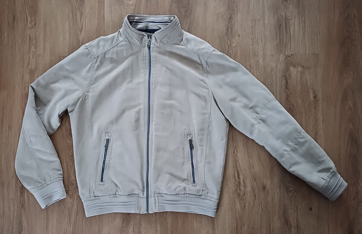 Elbląg NOWA kurtka męska ZARA MAN wiosna rozmiar L materiał miekki, zamsz