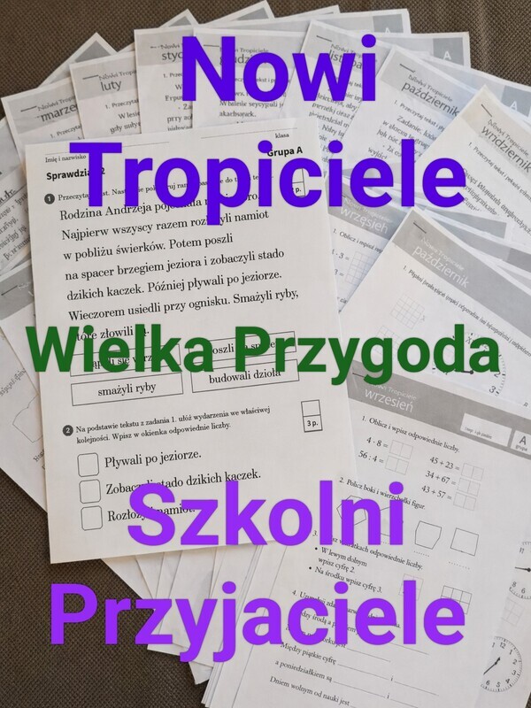 Elbląg Kartkówki, Sprawdziany, Karty Pracy, Diagnozy, Testy, Już na nowy 2026/27 rok szkolny
Dla klas 1,2 i 3
Nowi