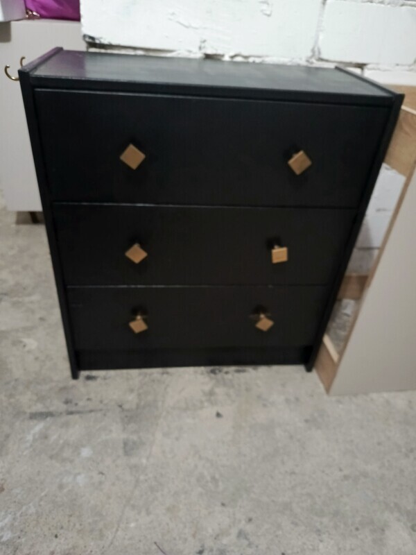 Elbląg Komoda czarna