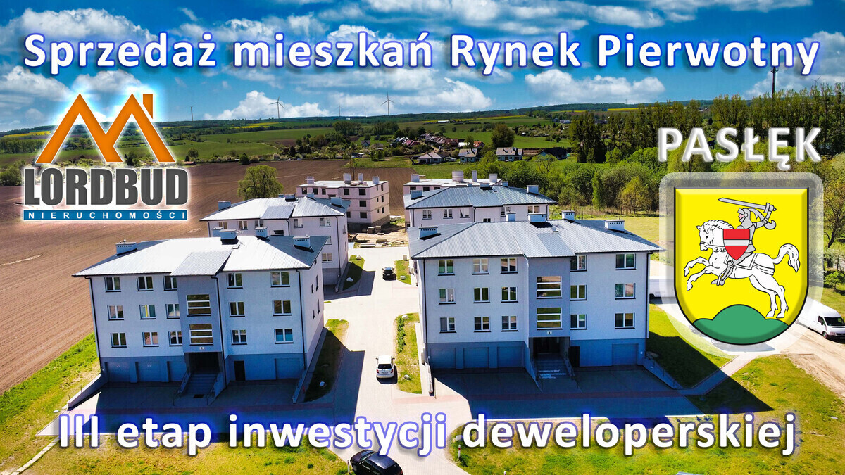 Elbląg NOWE MIESZKANIA 4-POKOJOWE | 75,35 m² | PASŁĘK ul. Spółdzielcza | II piętro Wirtualny spacer 360° III