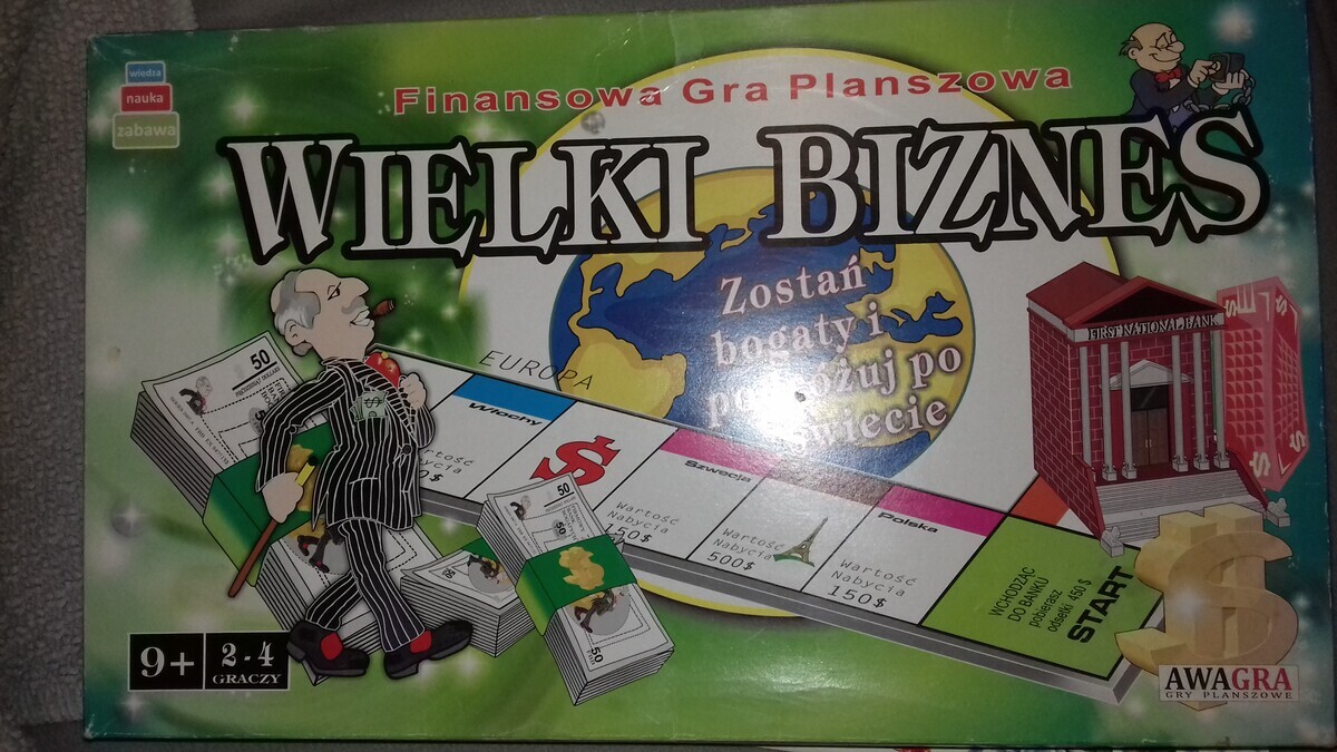 Elbląg Sprzedam grę WIELKI BIZNES, stan idealny. Prpszę o sms.