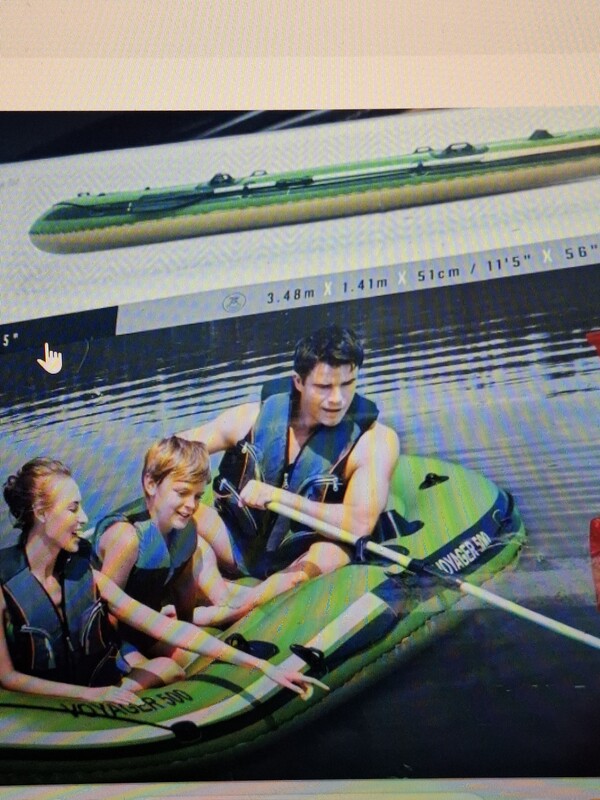 Elbląg Sprzedam ponton 3 osobowy z wioslami