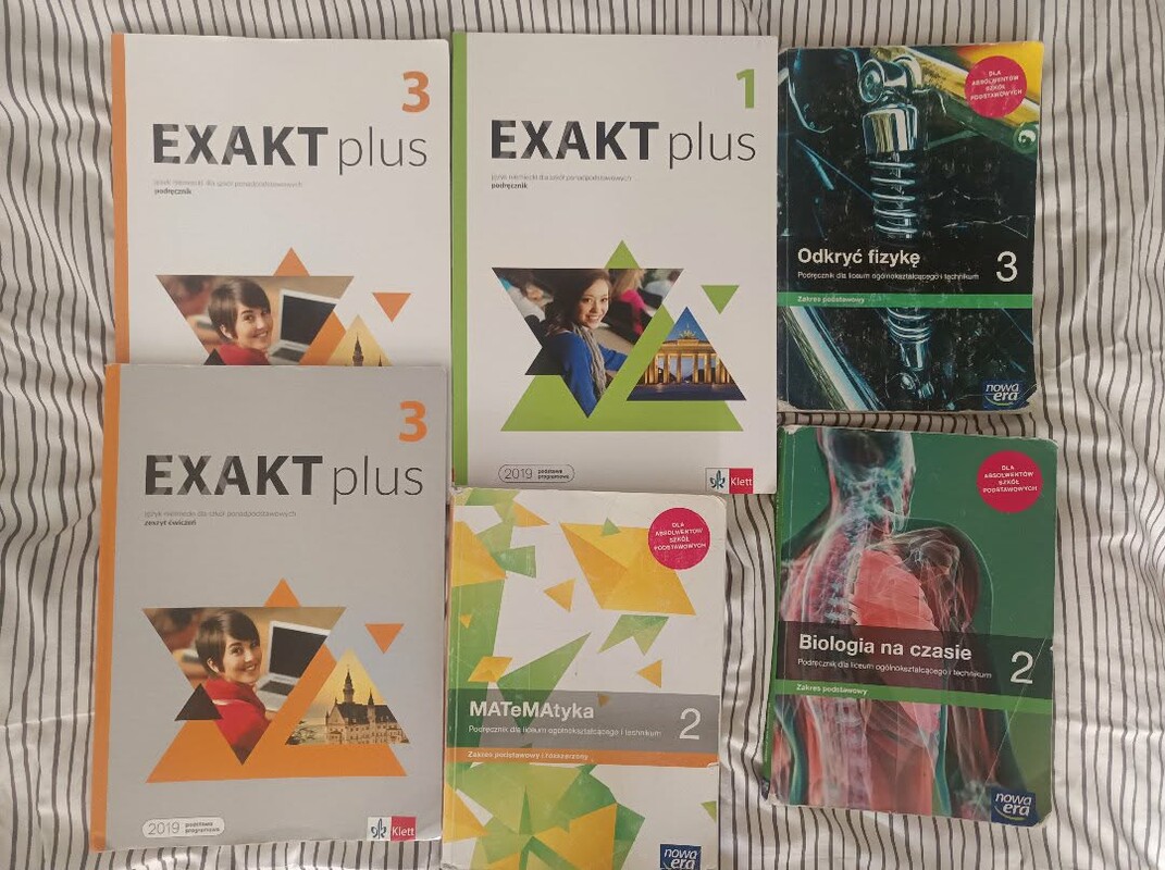 Elbląg Sprzedam podręczniki do technikum lub liceum