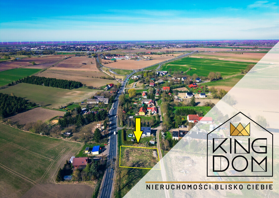 Elbląg 👑🏠&nbsp; KINGDOM&nbsp; 🏠👑NIERUCHOMOŚCI BLISKO CIEBIE&nbsp; ATRAKCYJNA DZIAŁKA