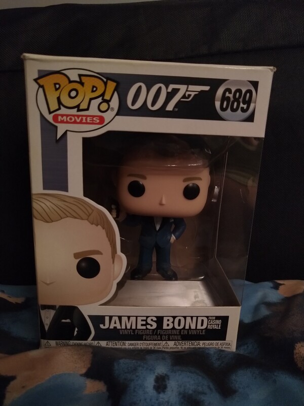 Elbląg Sprzedam figurkę Funko (wyciągana z pudełka) James Bond, stan jak na zdjęciach, odbiór osobisty,
