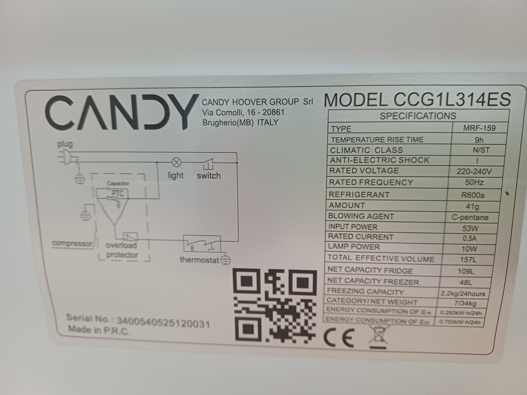 Elbląg SPRZEDAM LODÓWKĘ I PRALKĘ
LODÓWKĘ marki CANDY, głębokość 49 cm, szerokość 47 cm, wysokość 142 cm, na gwarancji,