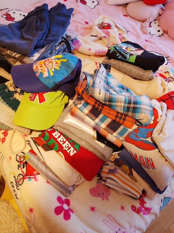 Elbląg Sprzedam w dobrym stanie ciuchy po 1 dziecku. Rozmiar 110-116.Jest tego sporo. Nie ma wszystkiego na zdjęciu.