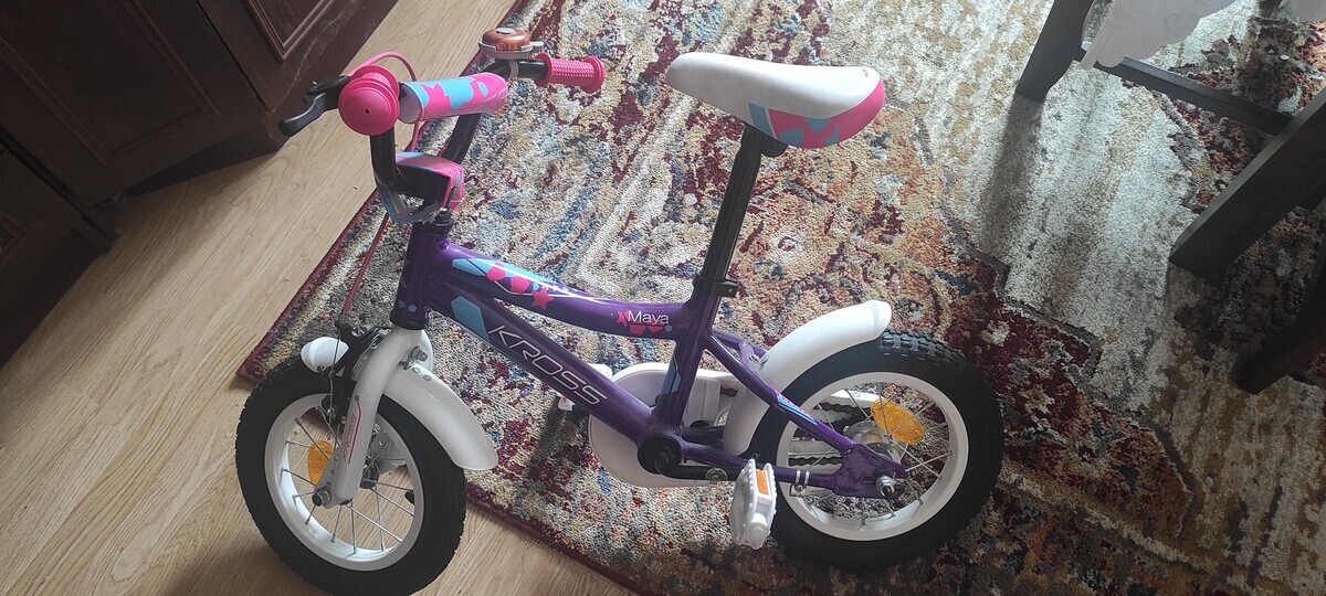 Elbląg Sprzedam rower dziecięcy cross Maya stan idealny w komplecie znajdują się również kółka boczne polecam. ..