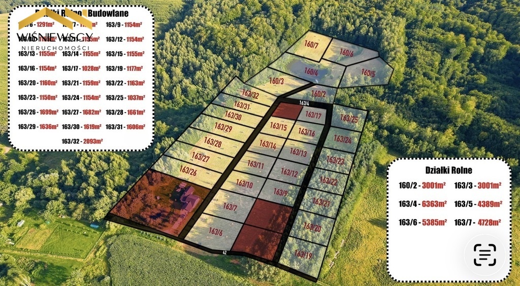 Elbląg WIŚNIEWSCY NIERUCHOMOŚCI Sp. z o.o.Sprzedam działkę - Rogowo. Oferta:
Na sprzedaż działka nr 163/16 o