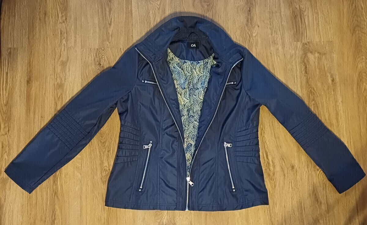 Elbląg NOWA Kurtka damska C& A wiosna rozmiar 42 kolor granatowy