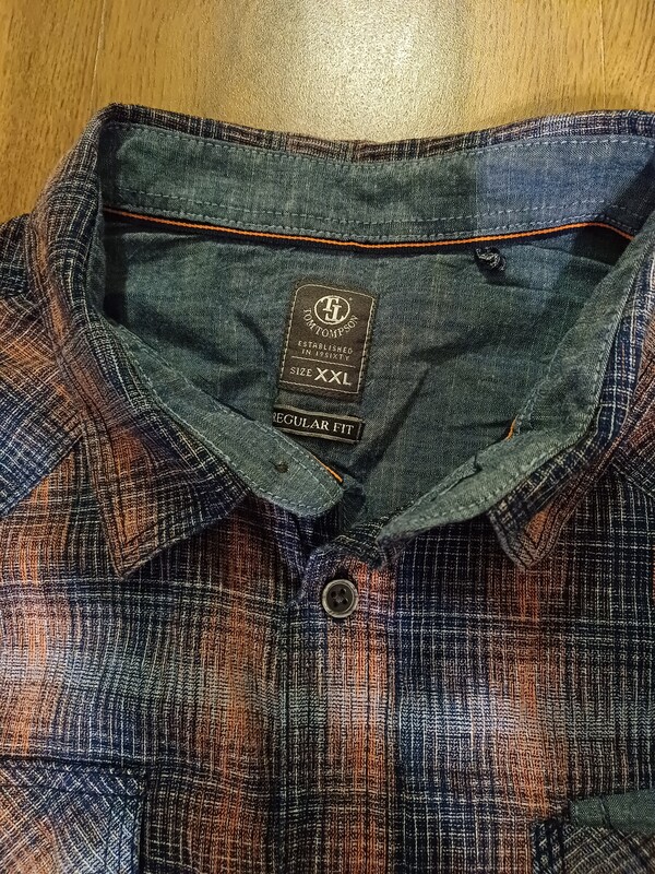 Elbląg Koszula męska TomTomphson XXL ale bardziej XL, bardzo ładna, gruby materiał, solidne wykonanie stan jak nowa