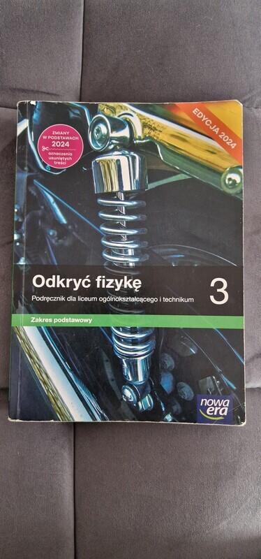 Elbląg Na sprzedaż podręcznik do klasy 3,stan bardzo dobry, użytkowany przez jednego ucznia. Odbiór osobisty.
Odkryć