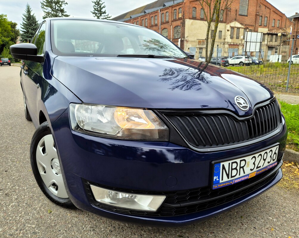 Elbląg Skoda Rapid Lift 1,6Diesel 90Km 2015Rok Salon Polska-Sprawna Klimatyzacja Tempomat -Wspomaganie Kierownicy