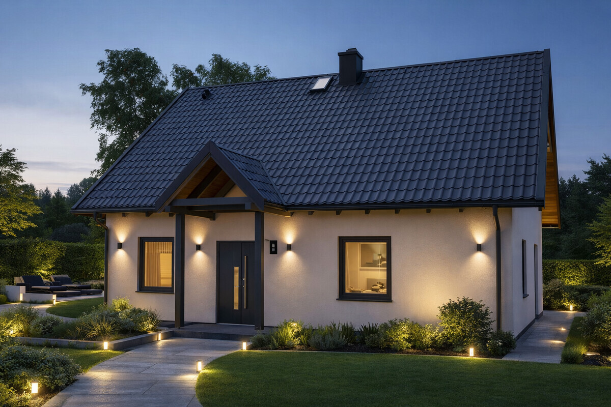 Elbląg DOM DREWNIANY JEDNORODZINNY ECOHOUSE VJesteśmy firmą zajmującą się produkcją domów drewnianych mieszkalnych