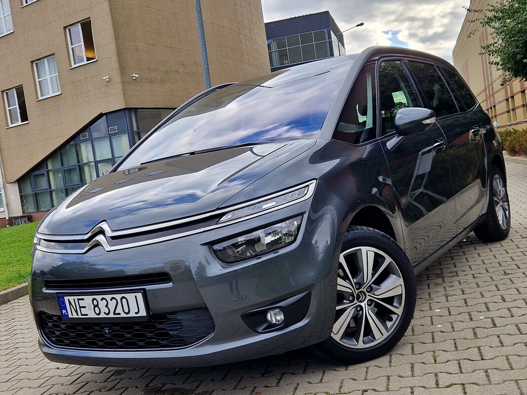 Elbląg Citroen C4 Grand Picasso Rok 2014Silnik 1.6Benz-7Foteli Kamery 360 Klimatronic NAVI