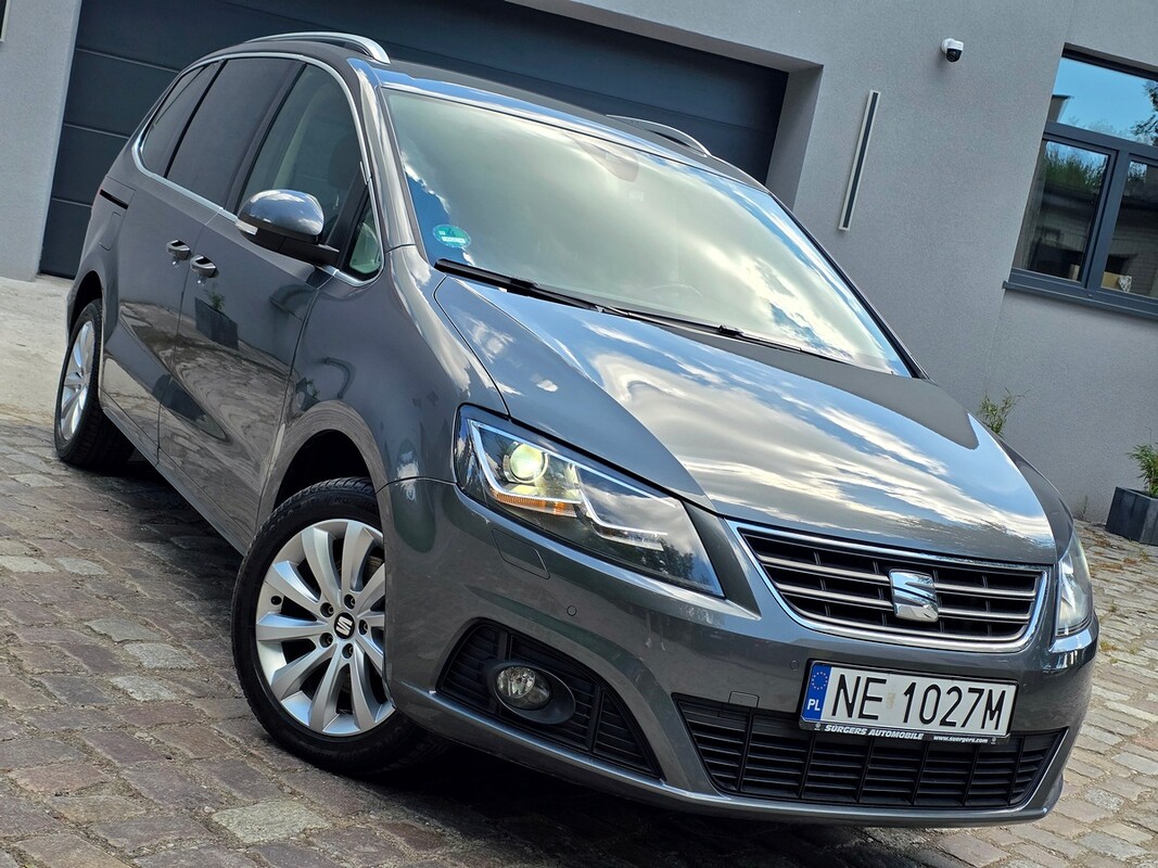 Elbląg Seat Alhambra 2.0TDI 150KMFULL Opcja Automat DSG 7MiejscZAREJESTROWANY2017