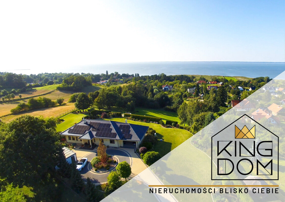 Elbląg KINGDOM NIERUCHOMOŚCI BLISKO CIEBIEWYJĄTKOWY, PARTEROWY DOM NAD ZALEWEM UNIKATOWA POSESJA Z PRYWATNYM LASEM I
